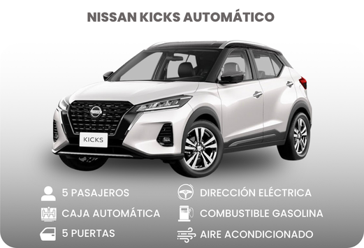 Renta de carros en Cali - Nissan Kicks Automática