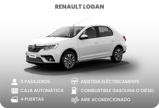 Alquiler de carros en el aeropuerto de Cali - Renault Logan