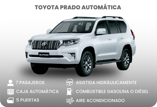 Rent a Car Cali - Toyota Prado TXL