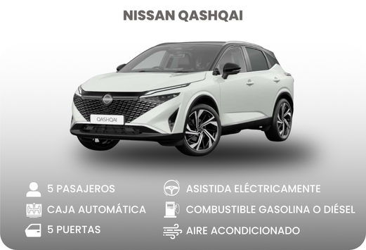 Rent a Car Colombia - Nissan Qashqai