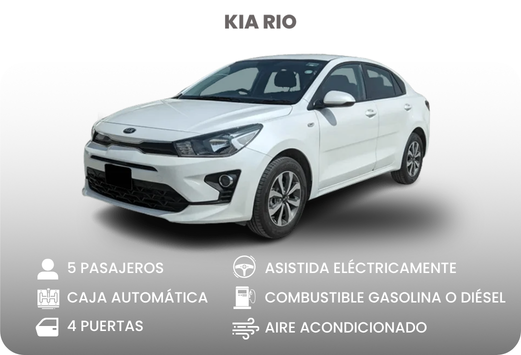 Alquiler de vehículos en Cali - Kia Rio