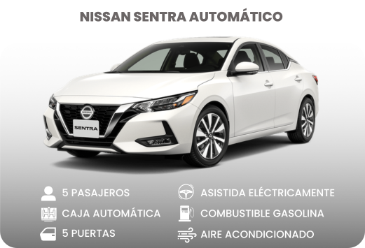 Alquiler de vehículos en Cali - Nissan Sentra